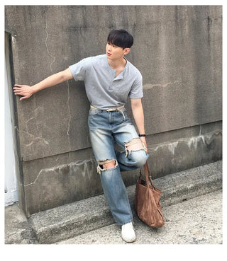 gray heavy tee