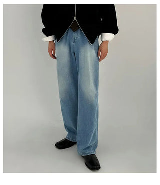 washed machete jeans