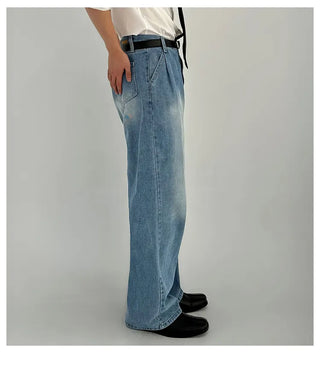 washed machete jeans