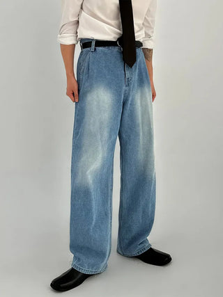 washed machete jeans