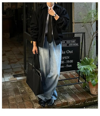 washed machete jeans