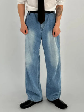 washed machete jeans