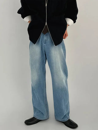 washed machete jeans