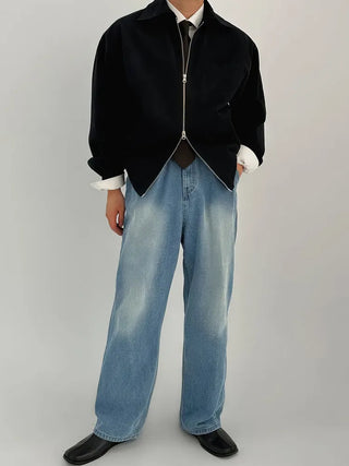 washed machete jeans