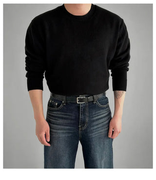 black round sweater