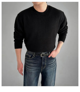 black round sweater