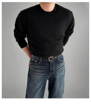 black round sweater