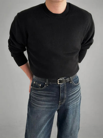 black round sweater