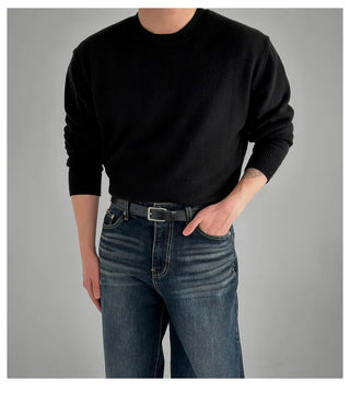 black round sweater