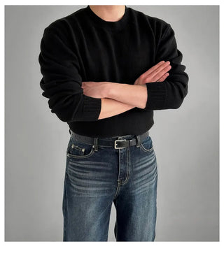 black round sweater