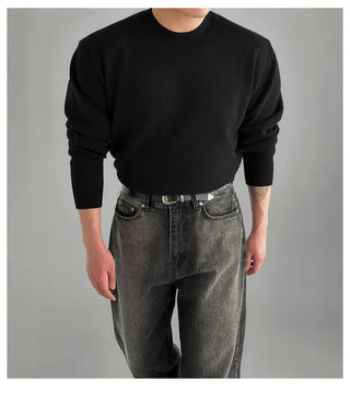 black round sweater