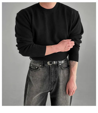 black round sweater