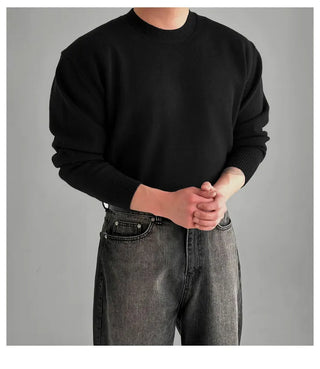 black round sweater