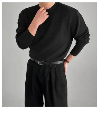 black round sweater