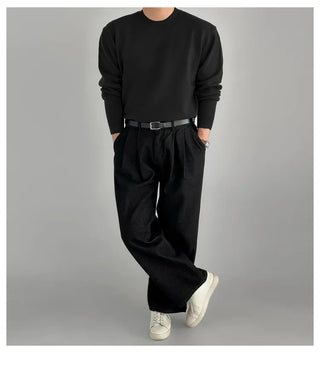 black round sweater