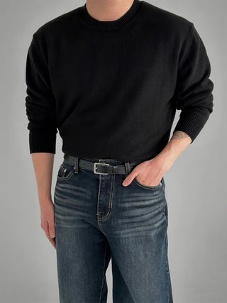 black round sweater