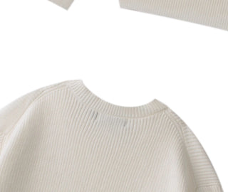black round sweater