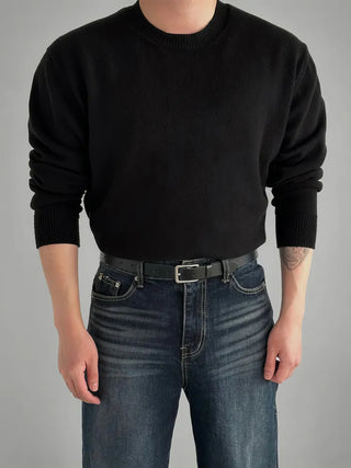 black round sweater
