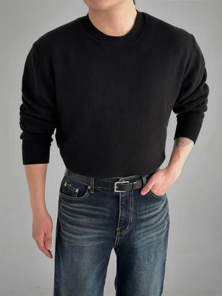 black round sweater