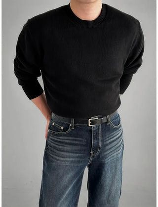 black round sweater