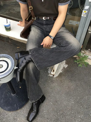 black high jeans