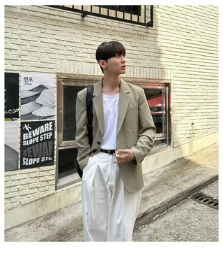 army green suit
