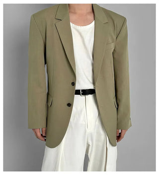 army green suit