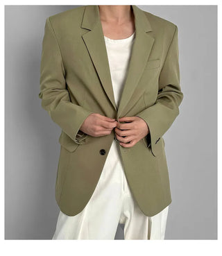 army green suit