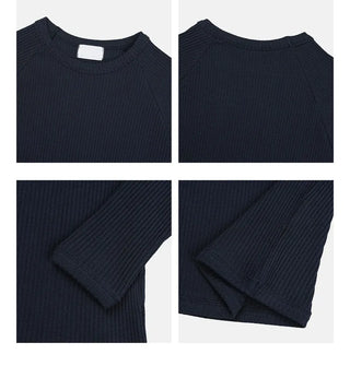 black slim tee