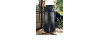 black baggy jeans