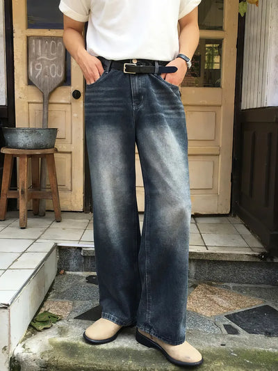 black baggy jeans