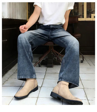black baggy jeans