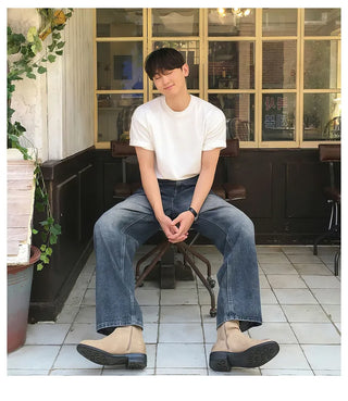 black baggy jeans