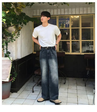 black baggy jeans