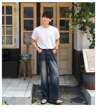black baggy jeans