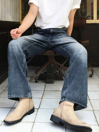 black baggy jeans