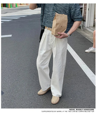 straight casual pants