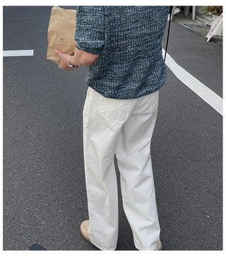 straight casual pants