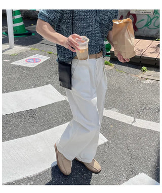 straight casual pants