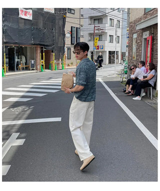 straight casual pants