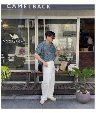 straight casual pants