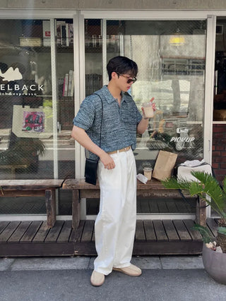 straight casual pants