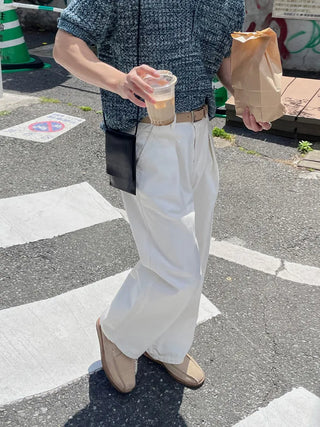 straight casual pants