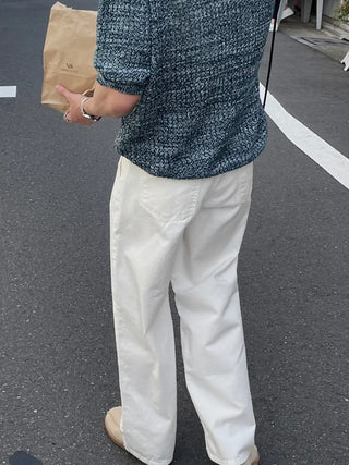 straight casual pants
