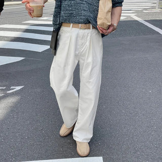 straight casual pants