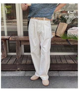 straight casual pants