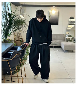 hooded sweat suit