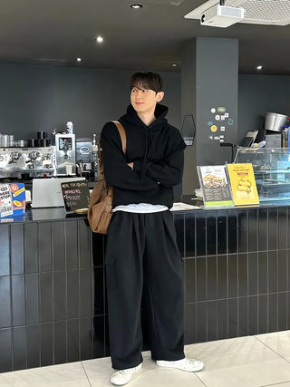 hooded sweat suit