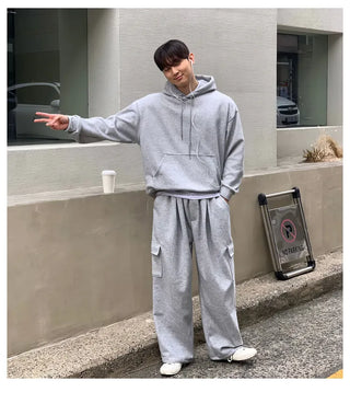 hooded sweat suit