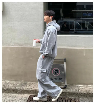 hooded sweat suit